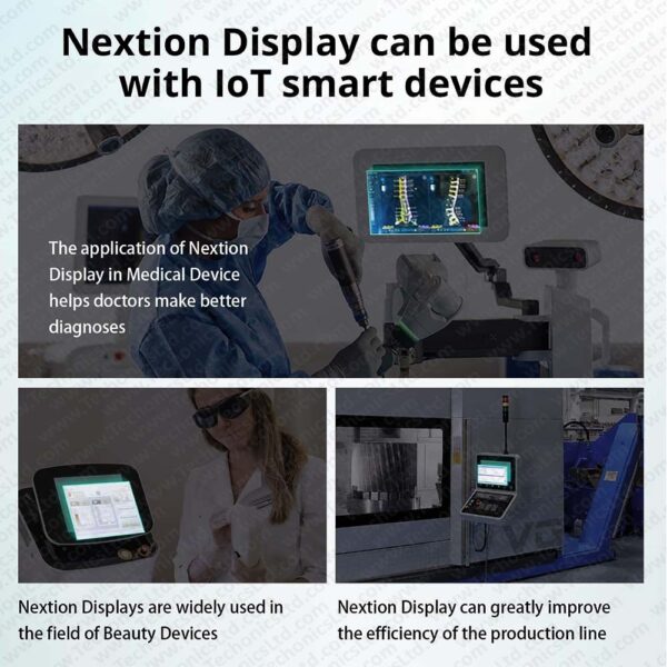 Nextion 4.3 inch HMI LCD for IOT project